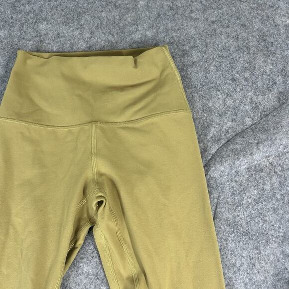 Lululemon Align High Rise Cropped Leggings Women’s 2 21" Bronze Green LW6BDTS - Picture 2 of 9